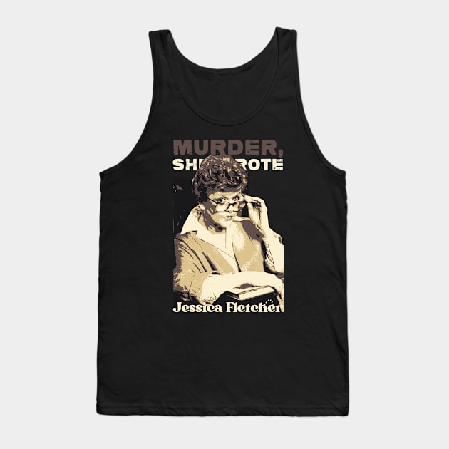 Murder, She Wrote Retro Style Tank Top by mia_me